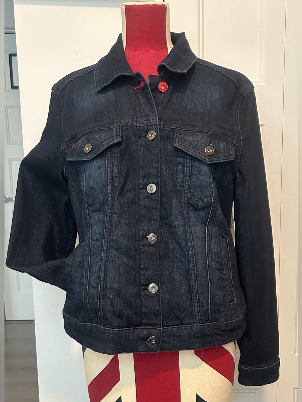 NWTS Ellen DeGeneres Jean Jacket Sz.M